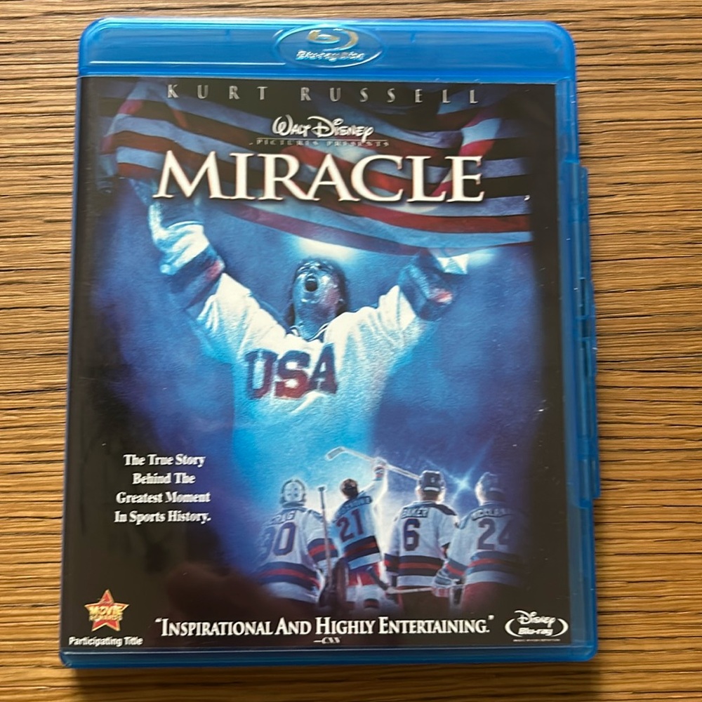 Miracle. Blu-ray Disc. Excellent Condition.